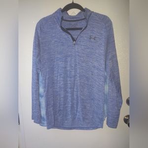 Women's MD Underarmour Athletic Half-Zip Tee